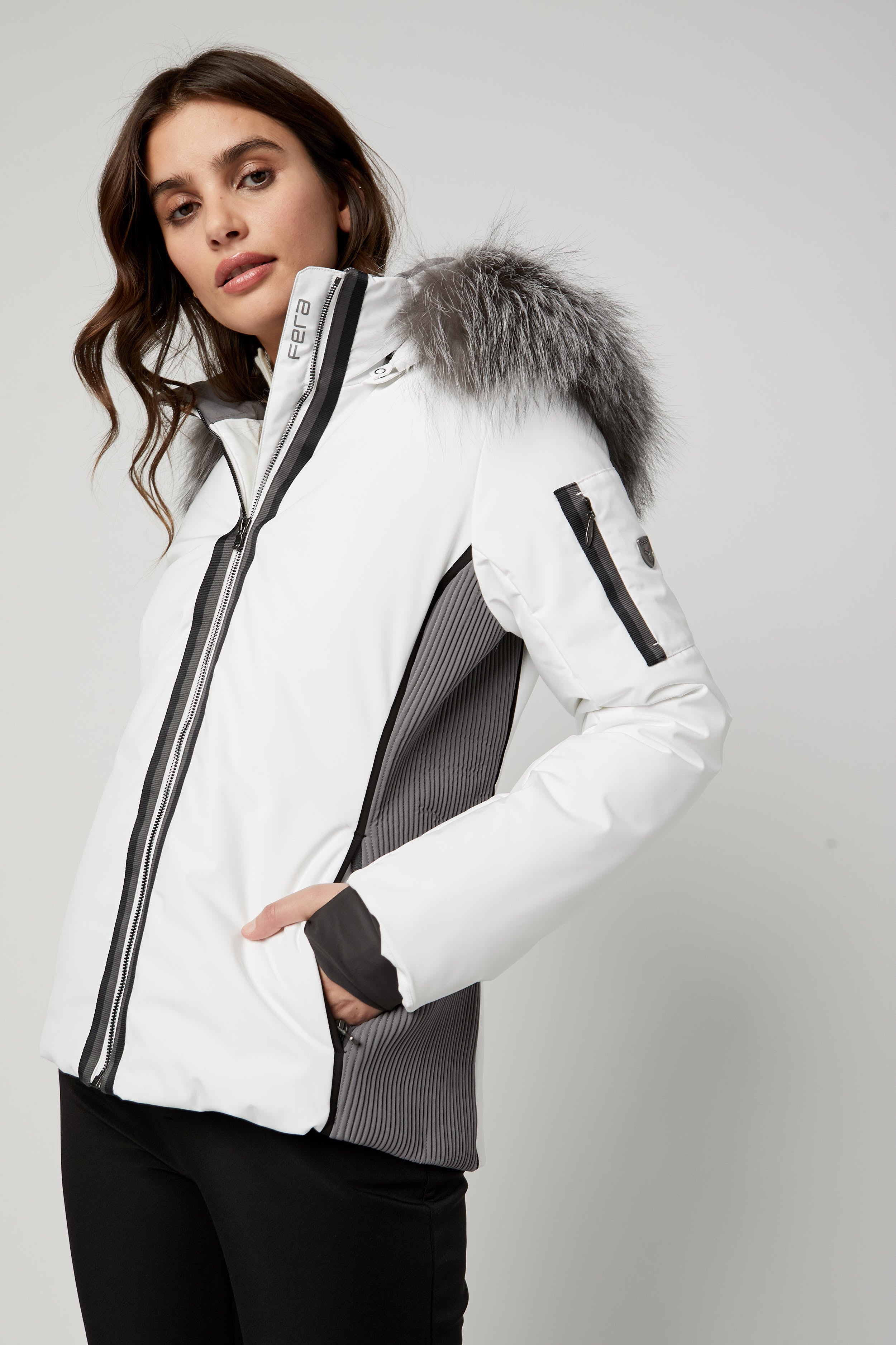 danielle iii faux fur parka