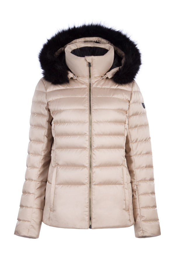 Fera Skiwear Women's 10 L Vintage Puffer jacket coat shimmer elbow