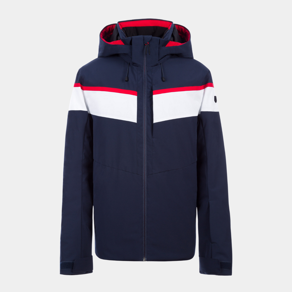 Ski Jacket by FERA Style | Maddox Navy Red White, Waterproof