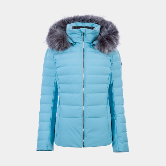 Julia Parka w/ Faux Fur women's ski jacket with removable faux fur for warm stylish mountain wear