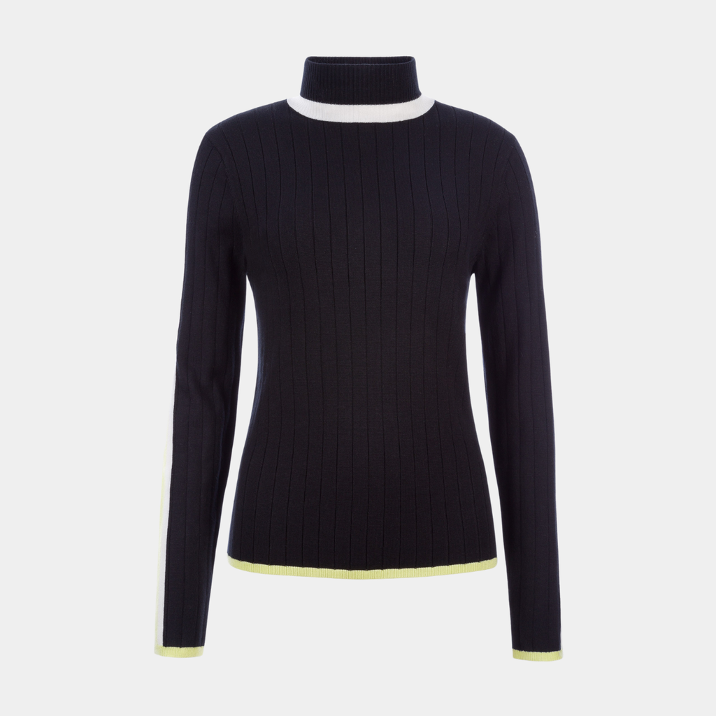 Ski Meister Sweater | Toni Mock Neck Pullover by FERA