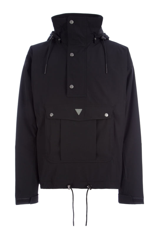 Dakota Anorak Black mens ski jacket offering weather protection mobility and modern slope style