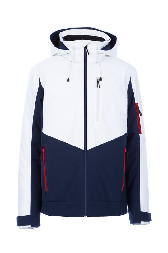 Marcus Parka White Cloud insulated mens ski parka designed for warmth and refined après ski style.